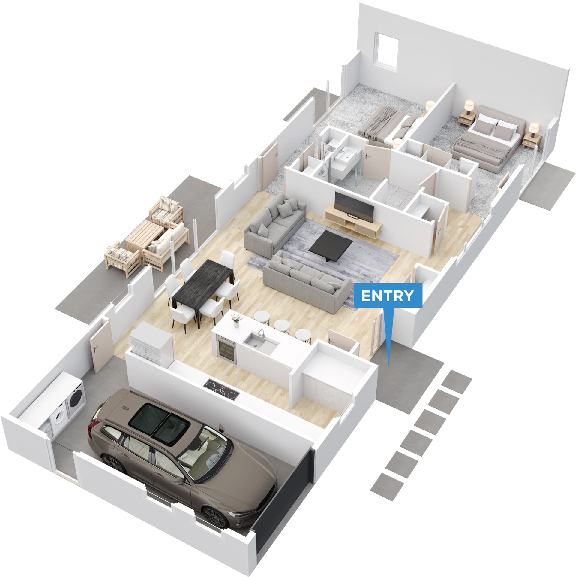 Arden floor plan in 3D