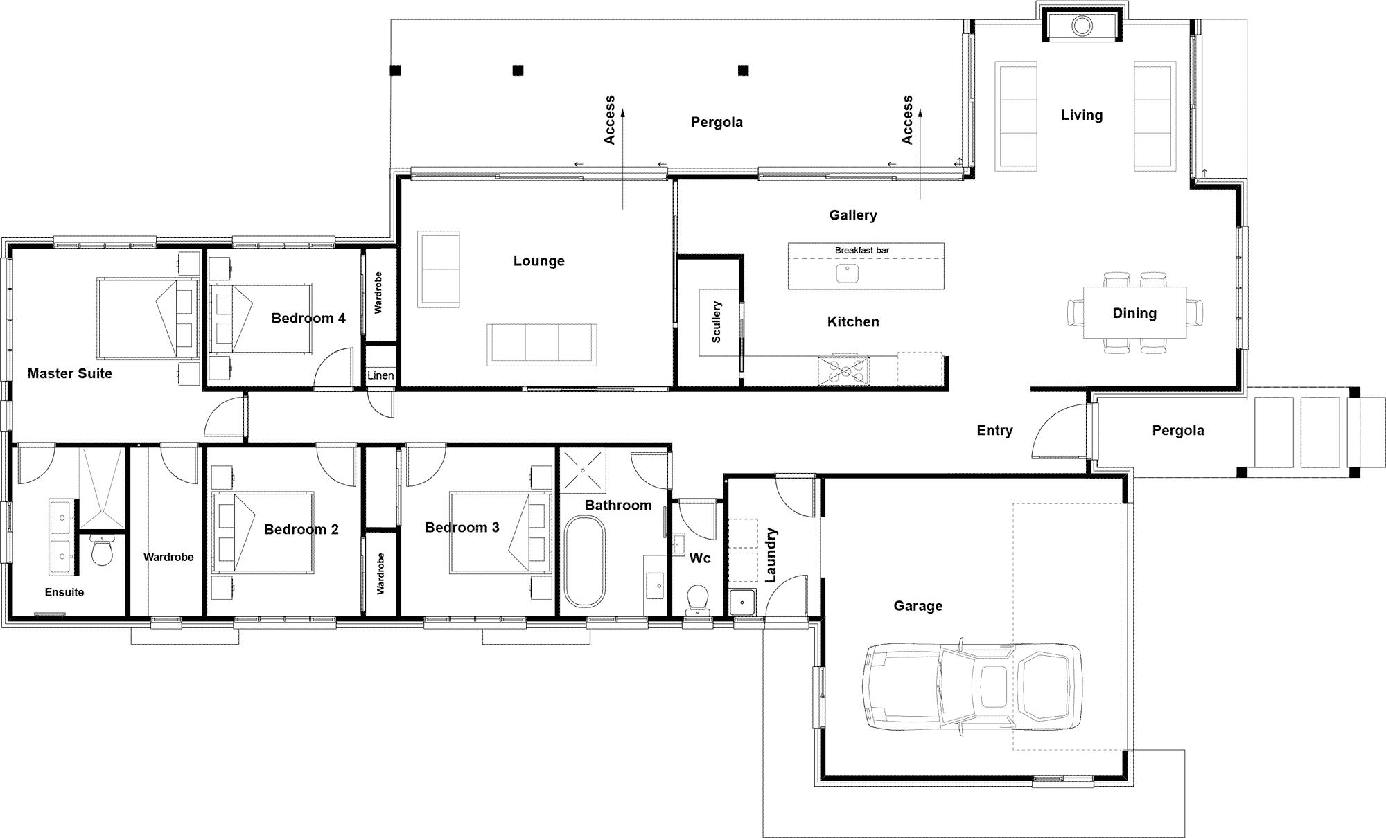 Pohutukawa floor plan