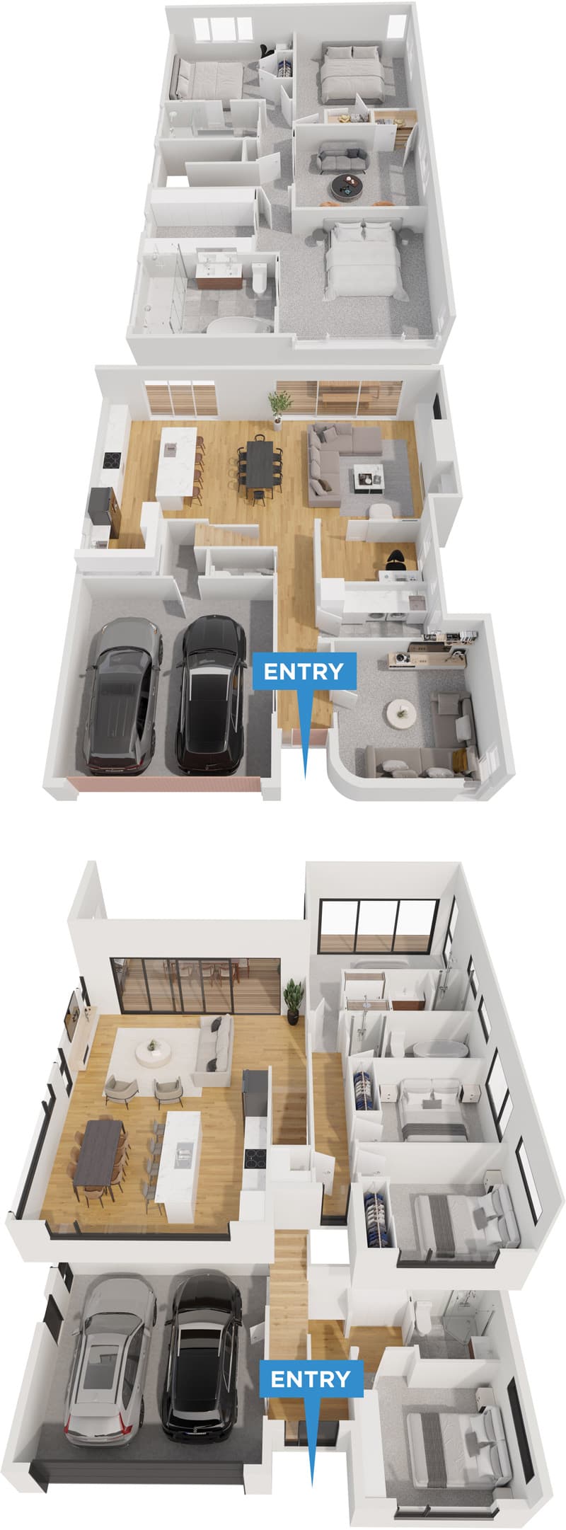 Williamson floor plan in 3D