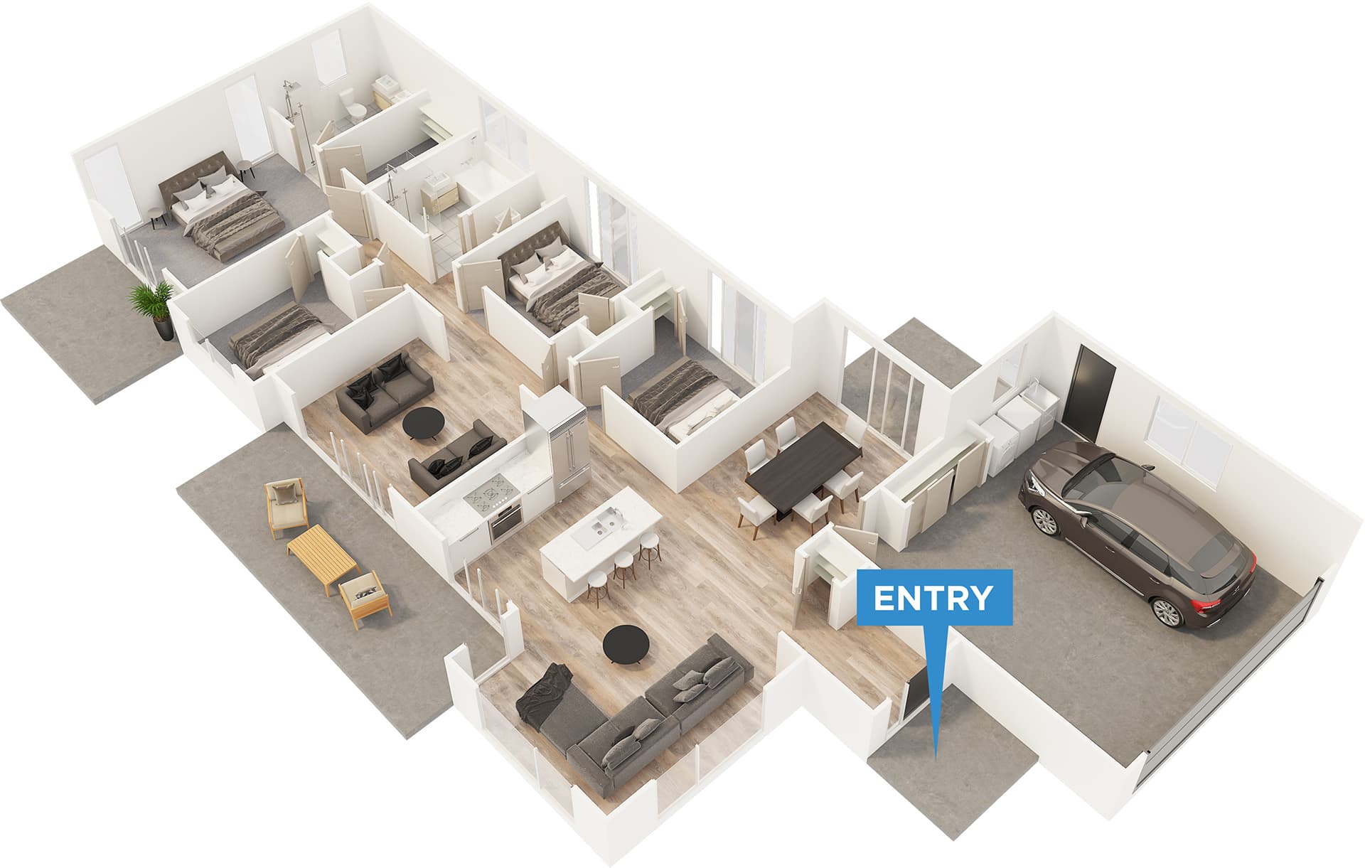 Buckley floor plan in 3D