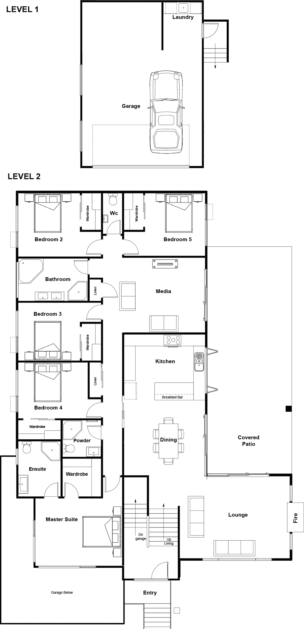 Papamoa floor plan