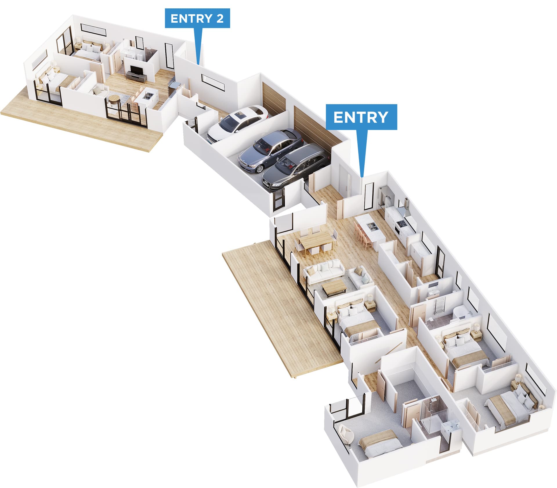 Swanson floor plan in 3D
